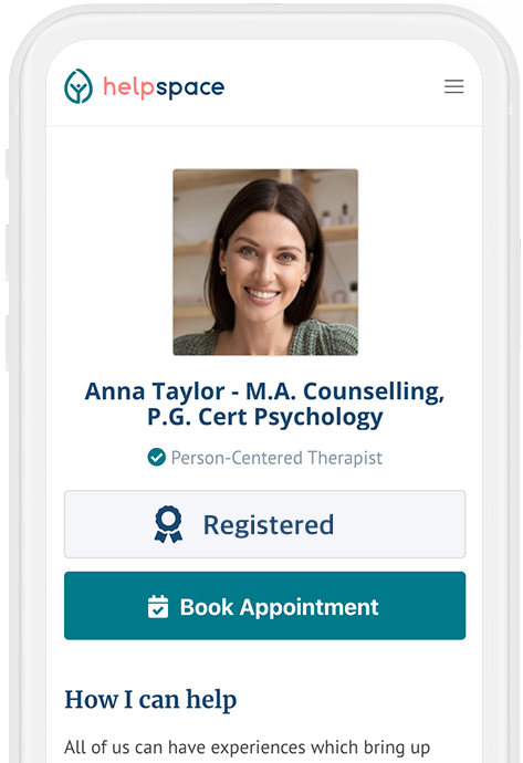 helpspace therapist profile